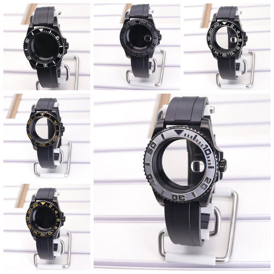 40mm SUB Diving Watch Case Strap For NH35 NH36 NH34 8215 Eta 2824 28.5mm Dial