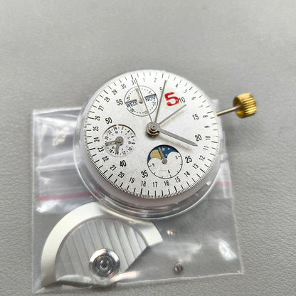 Dandong 7751 Movement Multifunctional Automatic Mechanical Movement 8 Hands