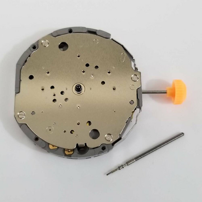 Miyota JS20 quartz watch repair part showcasing precise movement components for reliable timekeeping.