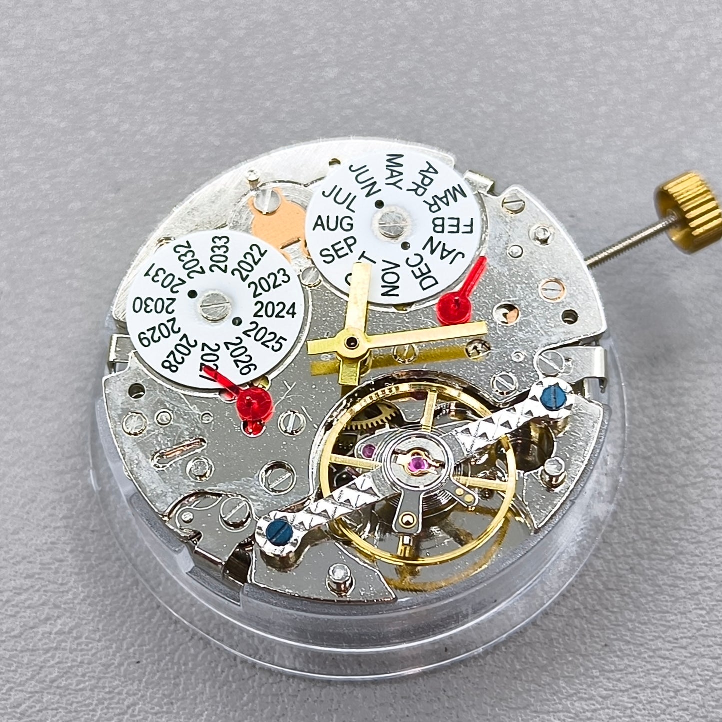Perpetual Calendar@12 Mechanical Movement Hollow Balance Wheel@6