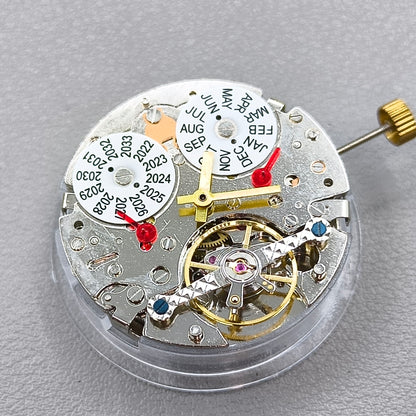 Perpetual Calendar@12 Mechanical Movement Hollow Balance Wheel@6