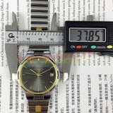 37mm Qionghua Steel Manual Mechanical Watch 17 Jews Black Dial Single Calendar