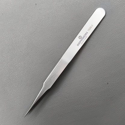 Swiss Bergeon 7026-5 Antimagnetic Tweezer Super Fine Points for Hairsprings