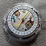 Asian Automatic Mechanical Movement No Rotor Oscillating Weight Small Second@9