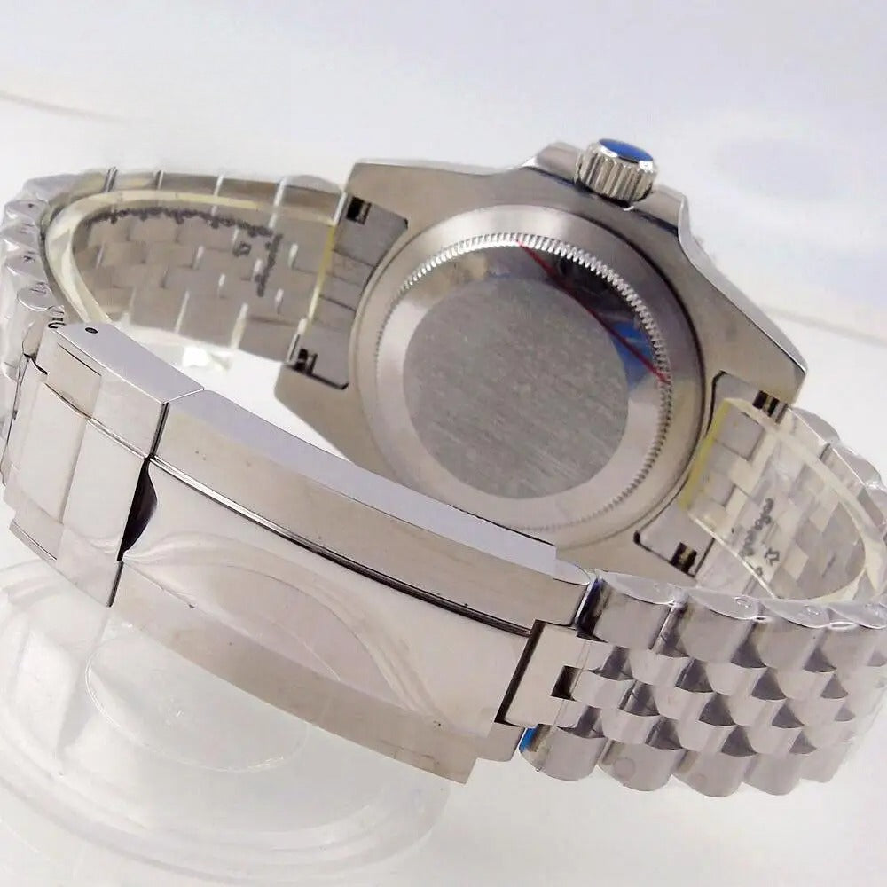39mm GMT Bezel Sapphire Watch Case Fit NH34/35/36 PT5000 Miyota 8215 2836 2813