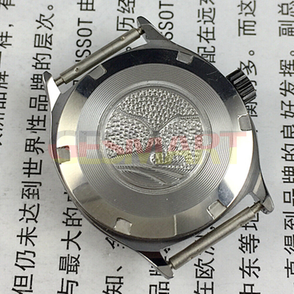 Seagull 26mm black square ladies watch with manual movement and single calendar display, elegant design.