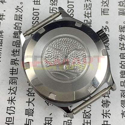 Seagull 26mm black square ladies watch with manual movement and single calendar display, elegant design.