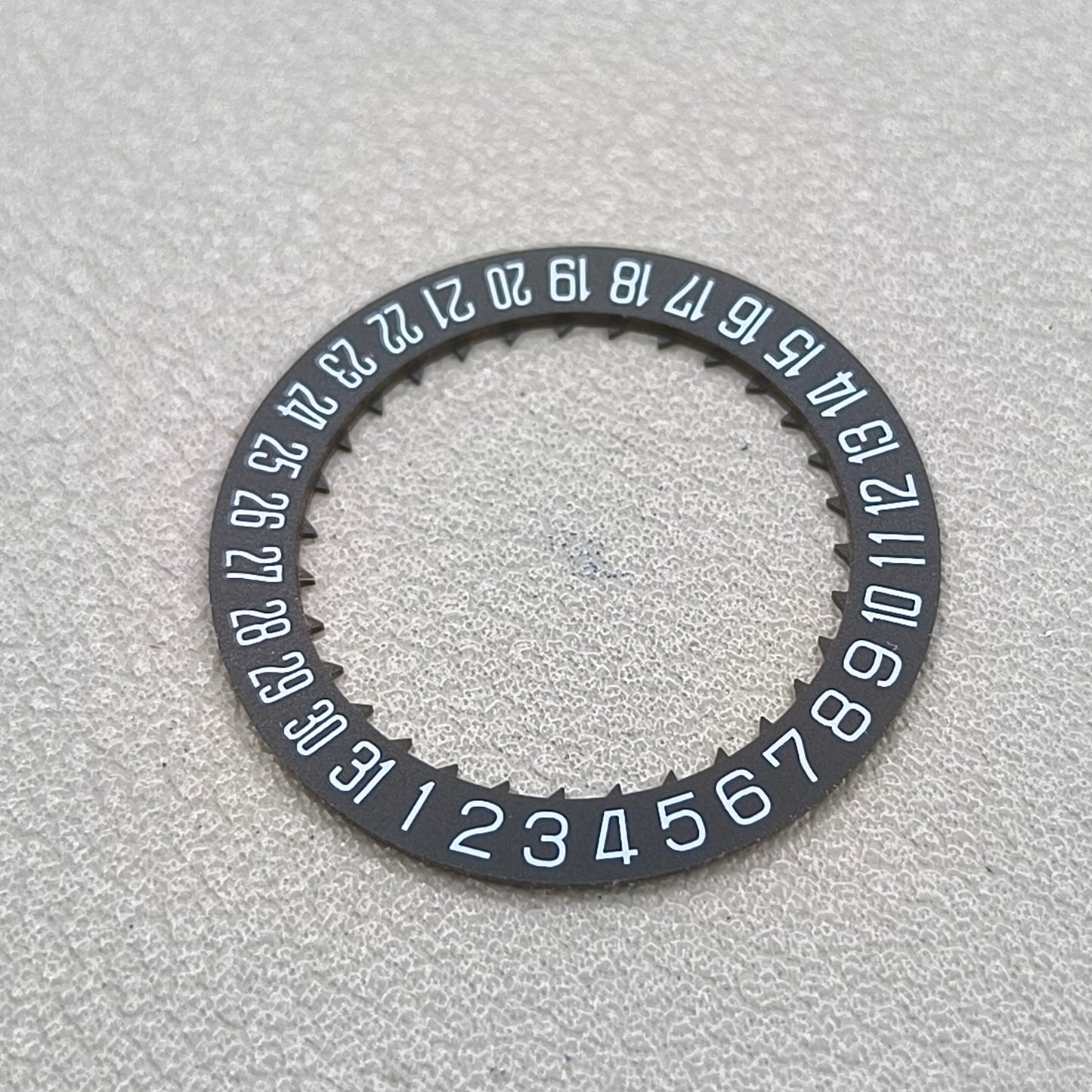 2 PIECES Black Special Font Date@6 Date Disk Wheel Date Wheel for Miyota 8215