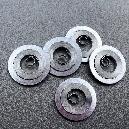 5 PIECES Replacement Mainspring Suitable for ST3600 ETA6497 Mechanical Movement