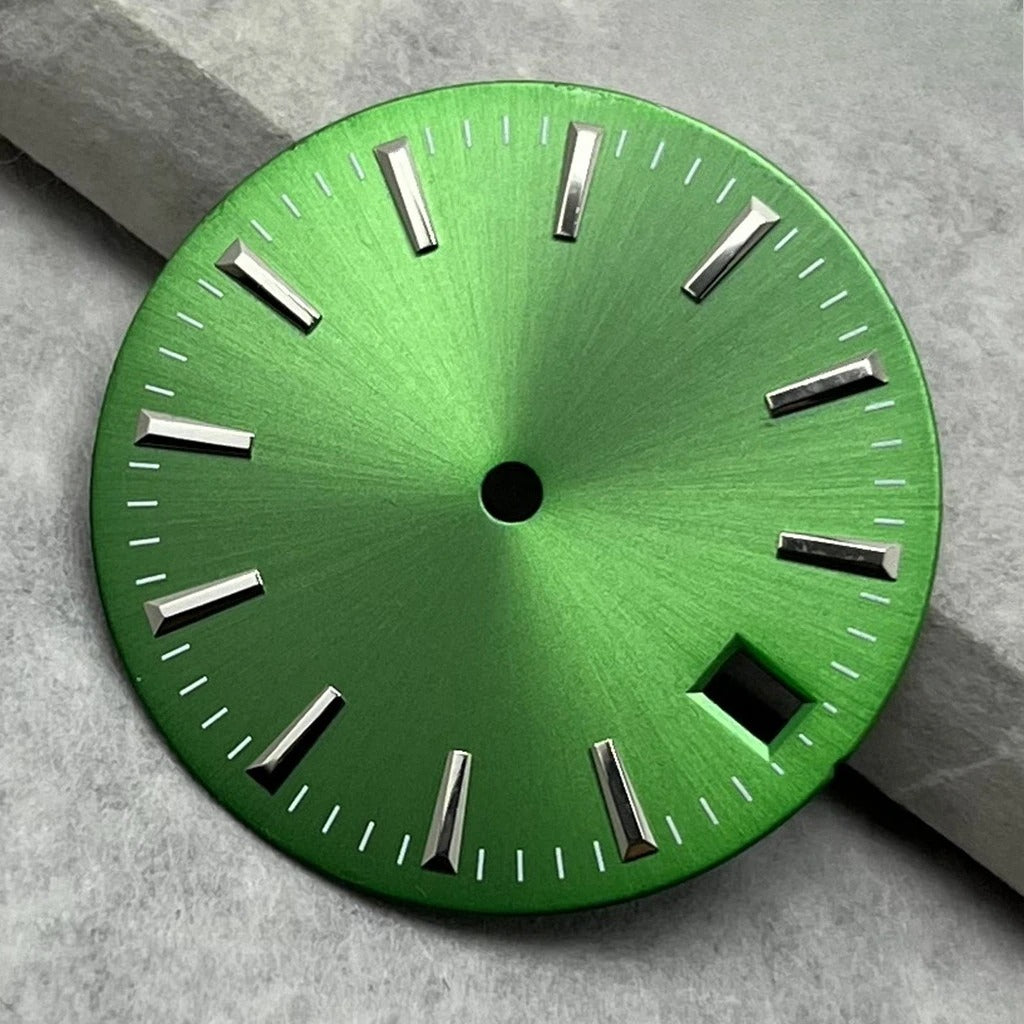 28.5mm Watch Dial Stripes Sunburst Simple For NH35/36/4R/7S Movement Modified