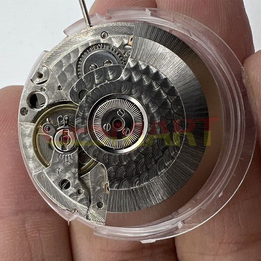 Black Seagull ST2555 Automatikuhrwerk Sekunde 9H Perlage Finish Big Date 