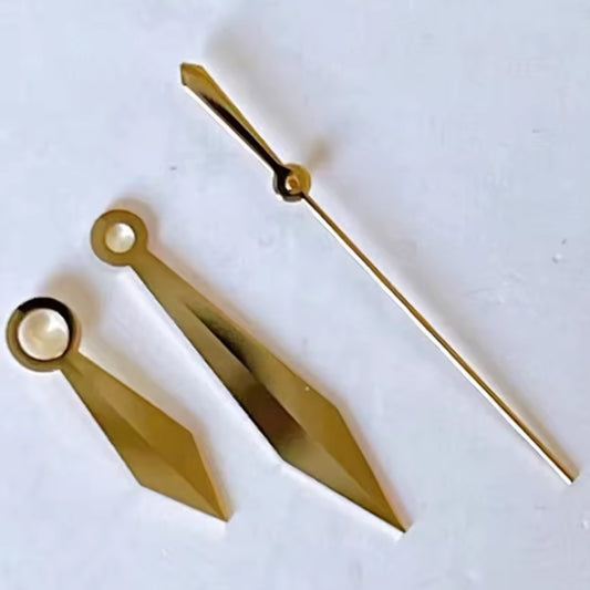 Rose gold 3 hands for NH35/36/4R/7S watch movement, sizes 8.5x12x13mm, precise fit accessory.