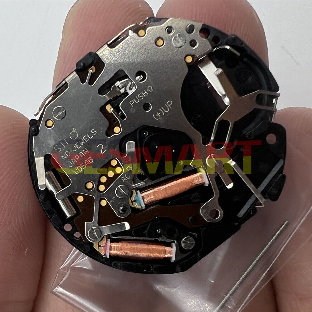 Hattori Epson TMI VD54C quartz watch movement, precision Japanese craftsmanship for accessories.