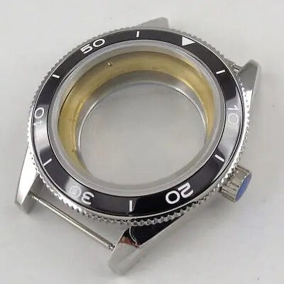 Modified 10ATM 41mm Sapphire Glass Watch Case Fit 8215 NH35 NH36 ETA 2824 2836