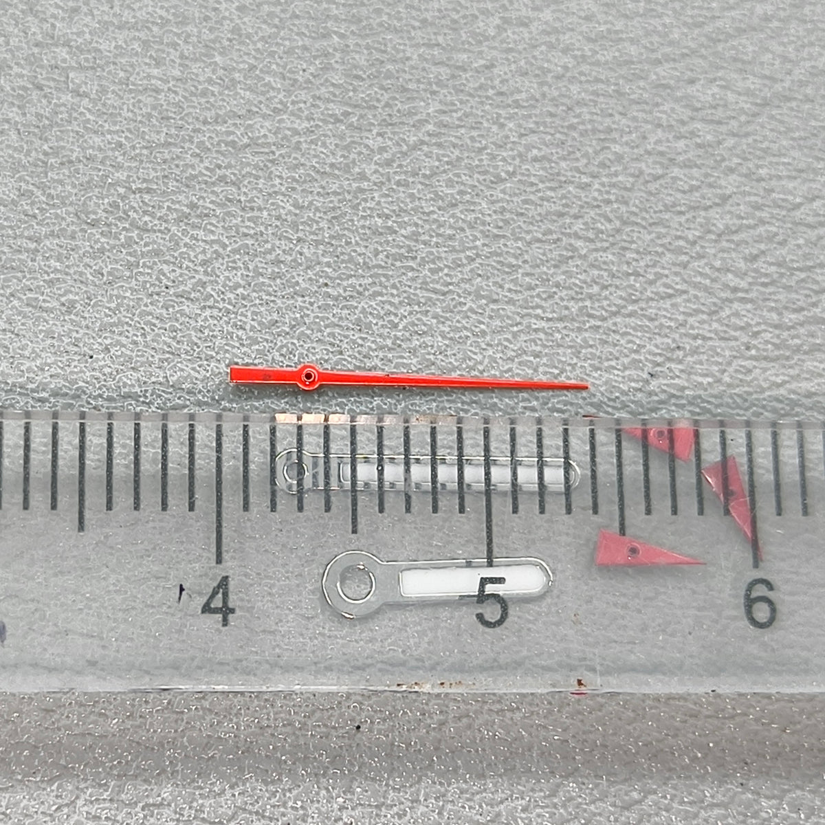 12mm Red Second Hand Silver Trim Watch Hands for OS10 OS60 OS80 Movement Watch Part
