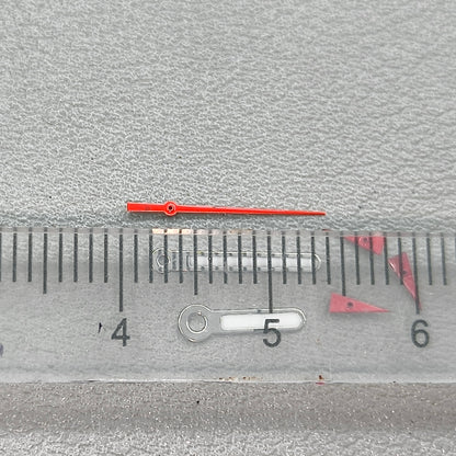 12mm Red Second Hand Silver Trim Watch Hands for OS10 OS60 OS80 Movement Watch Part