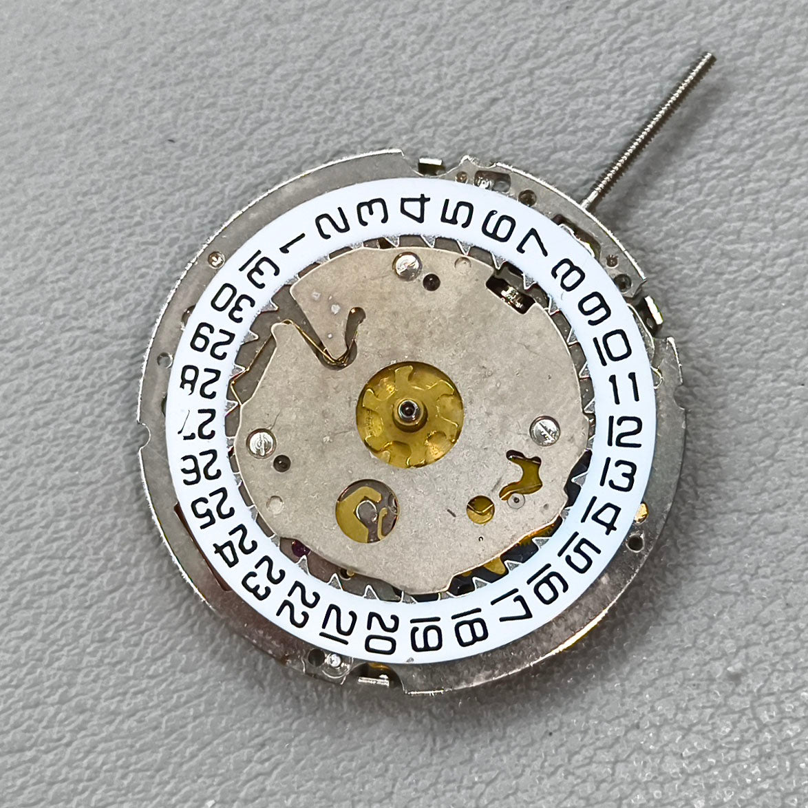 Swiss ISA 8161 Quartz Movement Silver Multifunctional 6 Hands Date@4