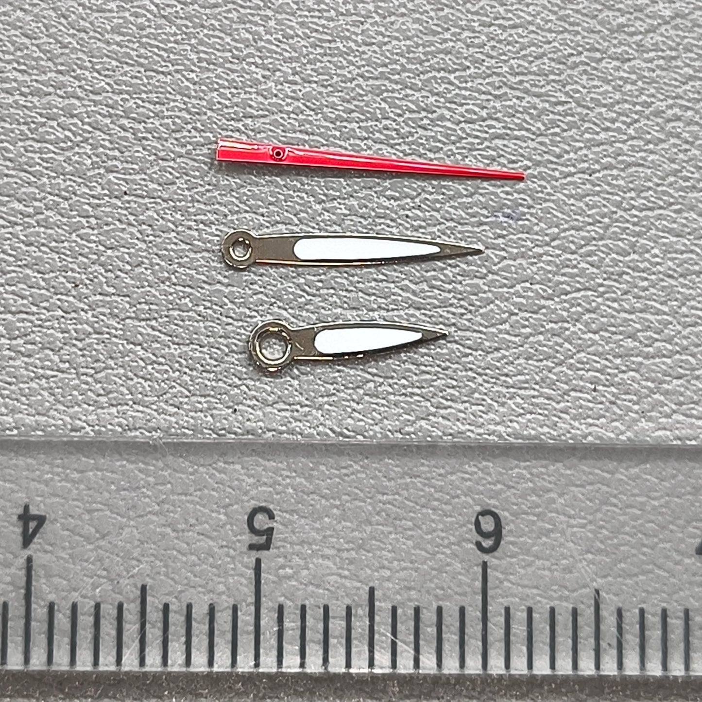 2 Sets Luminous Red Second New Watch Hands for Miyota 2035 Movement