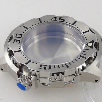 42MM Sapphire Glass Monster Watch Case Fit For NH35A Nh36A ETA 2824 Movement