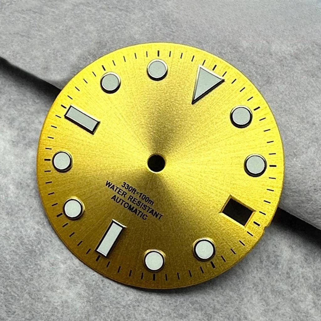 28.5mm Multicolor Watch Dial with Date Window Luminous Dial Fit NH35 /NH36/4R/7S