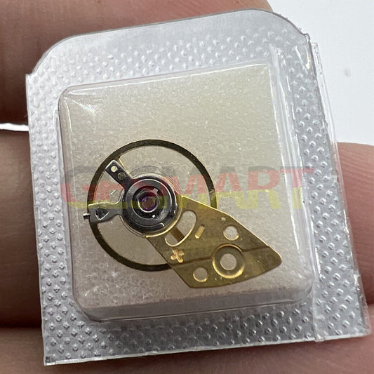 Golden balance wheel with splint for Miyota 8N24 movement, Japanese precision by Japan Made.
