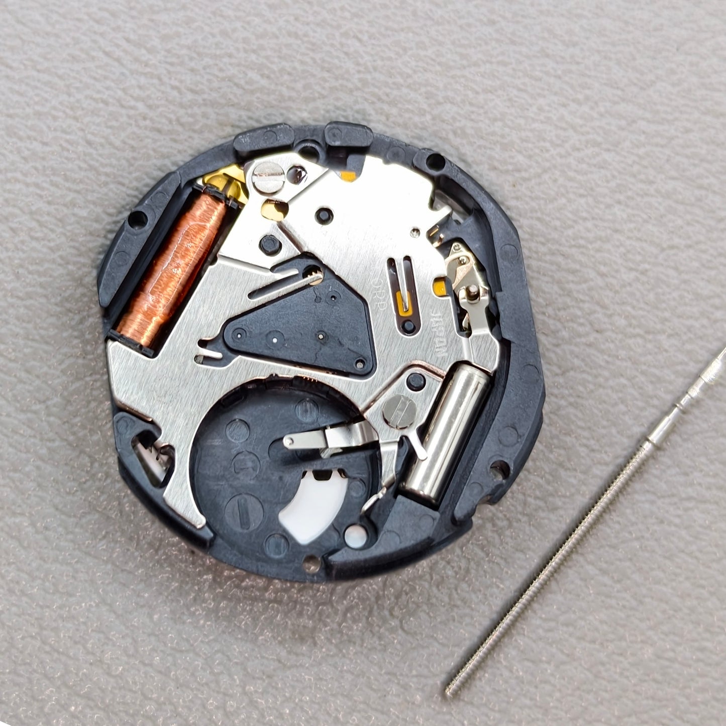 Japan Hattori Epson VX12 VX12E Watch Quartz Movement Date@3 3 Hands