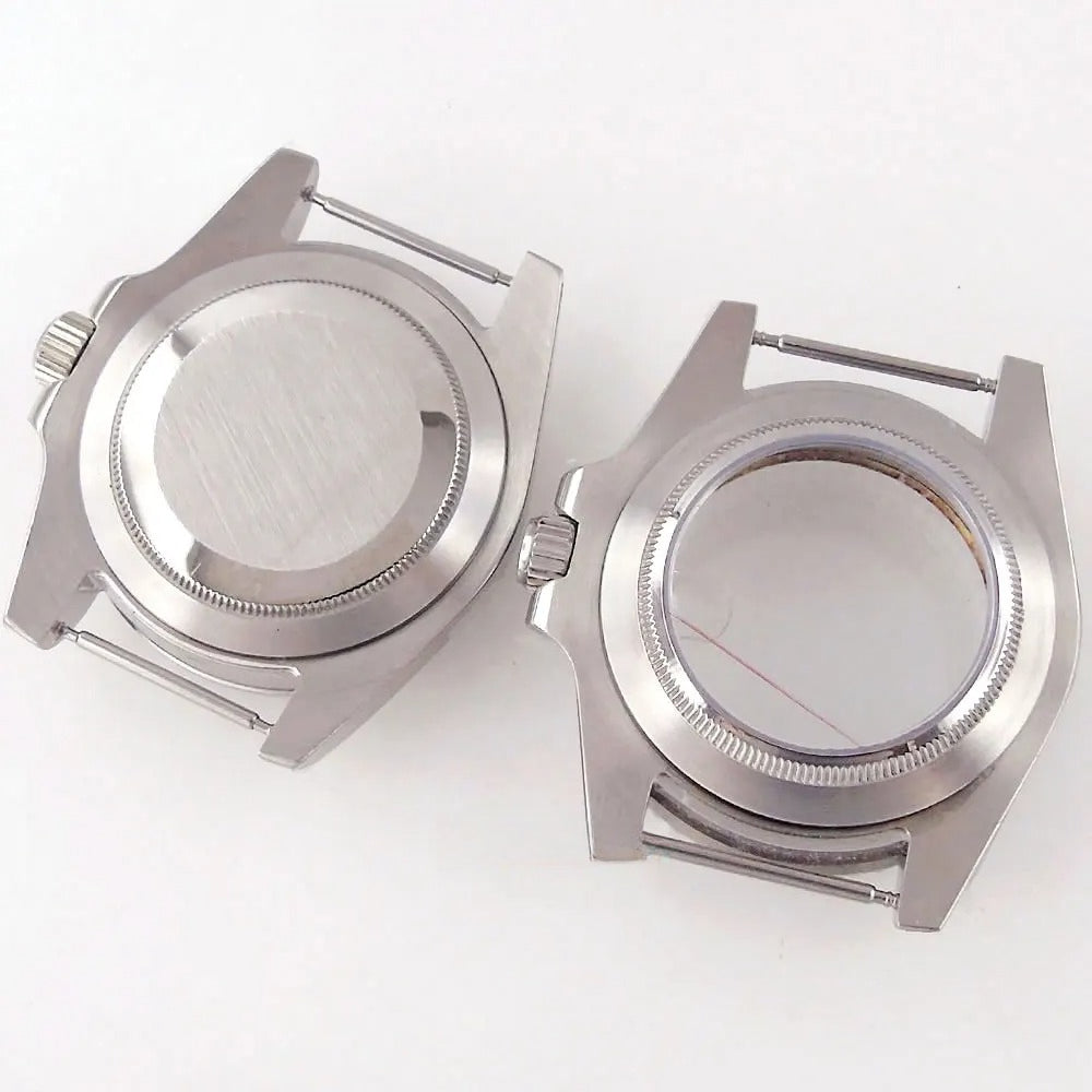 Polished 36/39MM 316L Steel Watch Case Fit ETA 2824 2836 8215 NH35 NH36 7S26