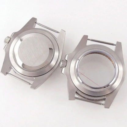 Polished 36/39MM 316L Steel Watch Case Fit ETA 2824 2836 8215 NH35 NH36 7S26