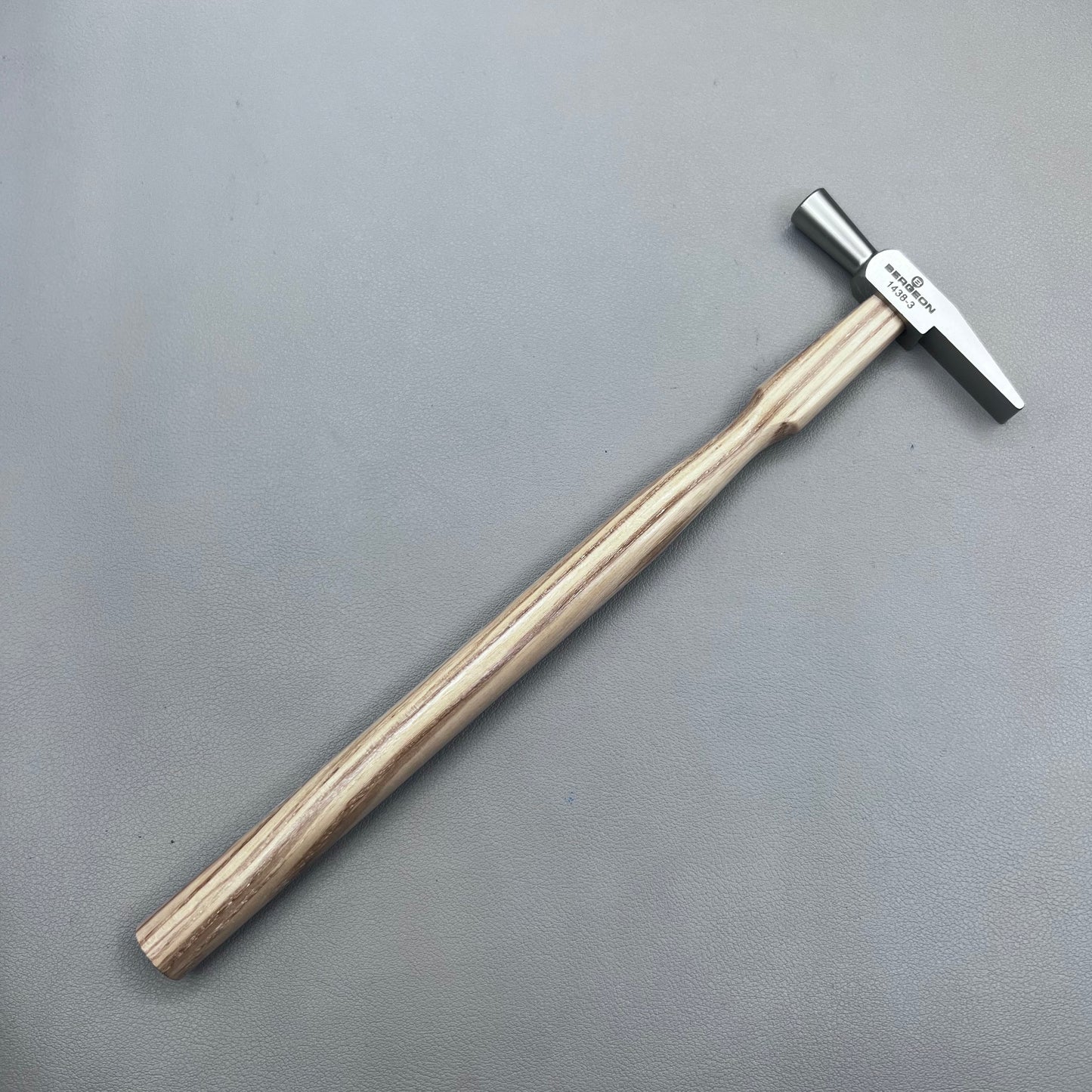 Swiss Bergeon 1438-3 precision watchmaker hammer, 70mm length, 10.5mm head for delicate repairs