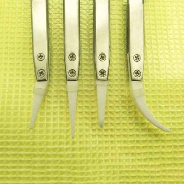 Zirconium ceramic tweezer, acid and alkali resistant, high-temp, anti-static for precise watch accessory handling
