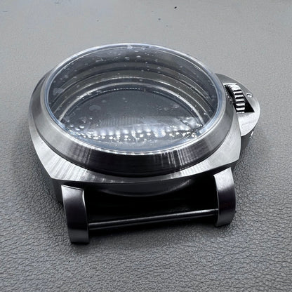 47mm 316L Stainless Steel Watch Case For Seagull ST36 ETA 6497 6498 Movement