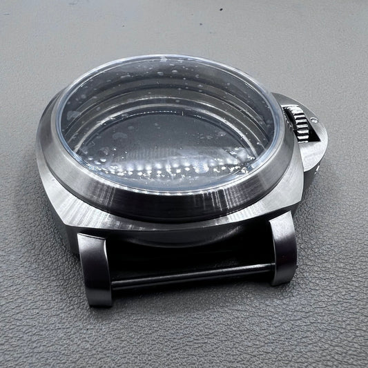 47mm 316L Stainless Steel Watch Case For Seagull ST36 ETA 6497 6498 Movement