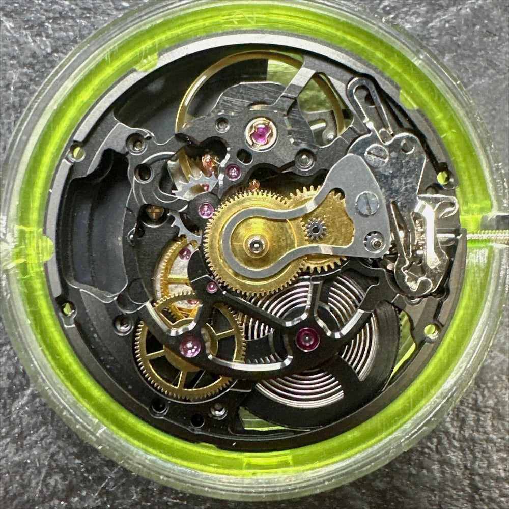 China Made Black Seagull 2824 Automatic Mechanical Movement Hollow 3 Hands