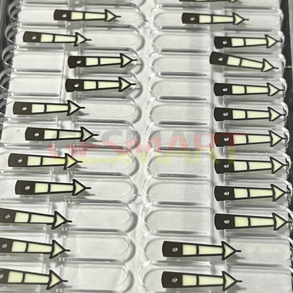 Silver Trim C3 Super Lume Watch Hands for Diving SKX/SBBN NH35 NH36 Movement#5