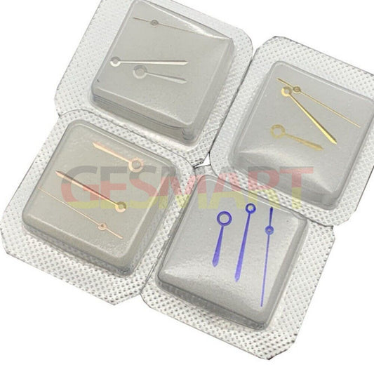 Aiguilles de montre homme 12 mm 3 aiguilles heures/minutes/secondes pour mouvement ETA 2892