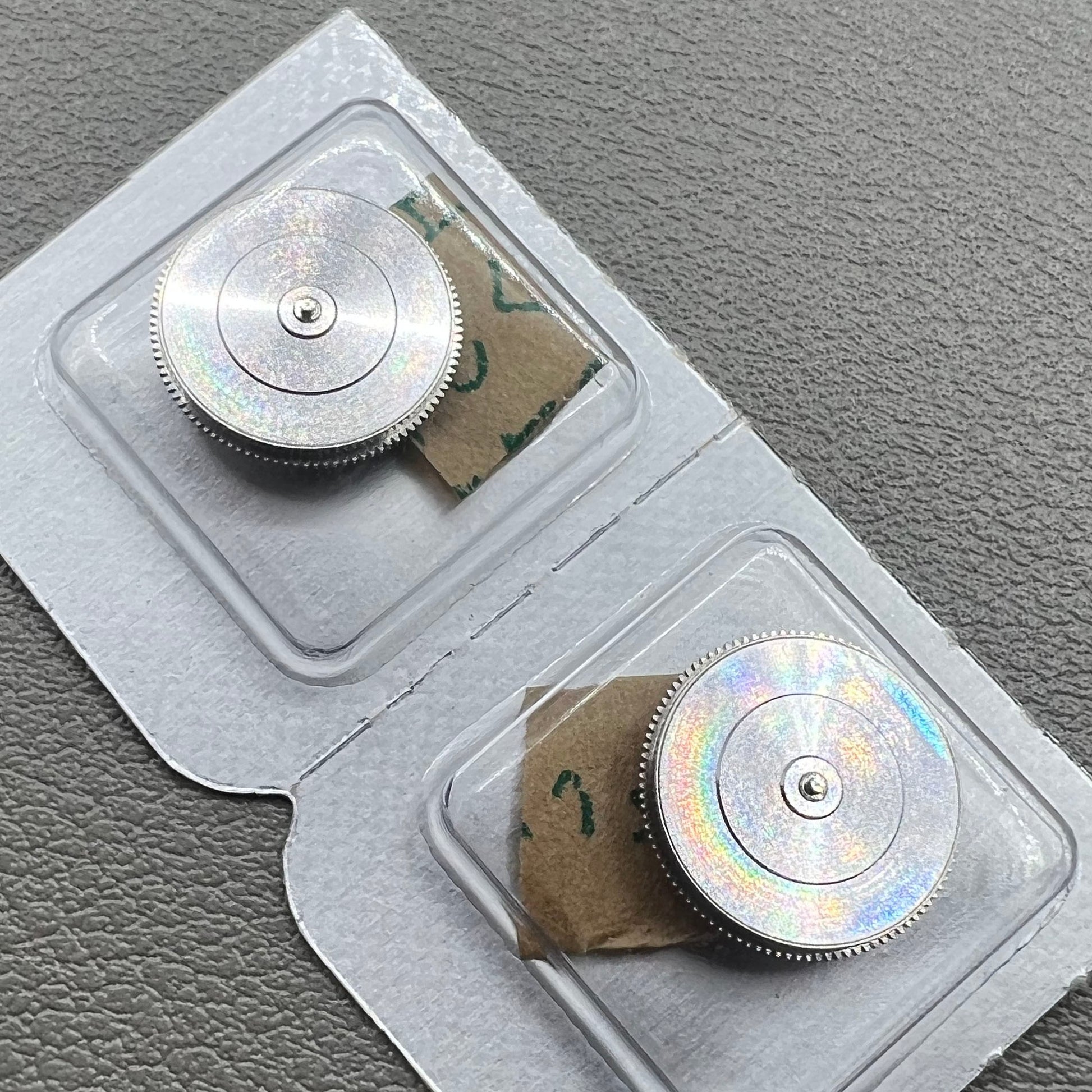 Complete barrel with mainspring for ETA 2892 watch movement, high precision replacement part.