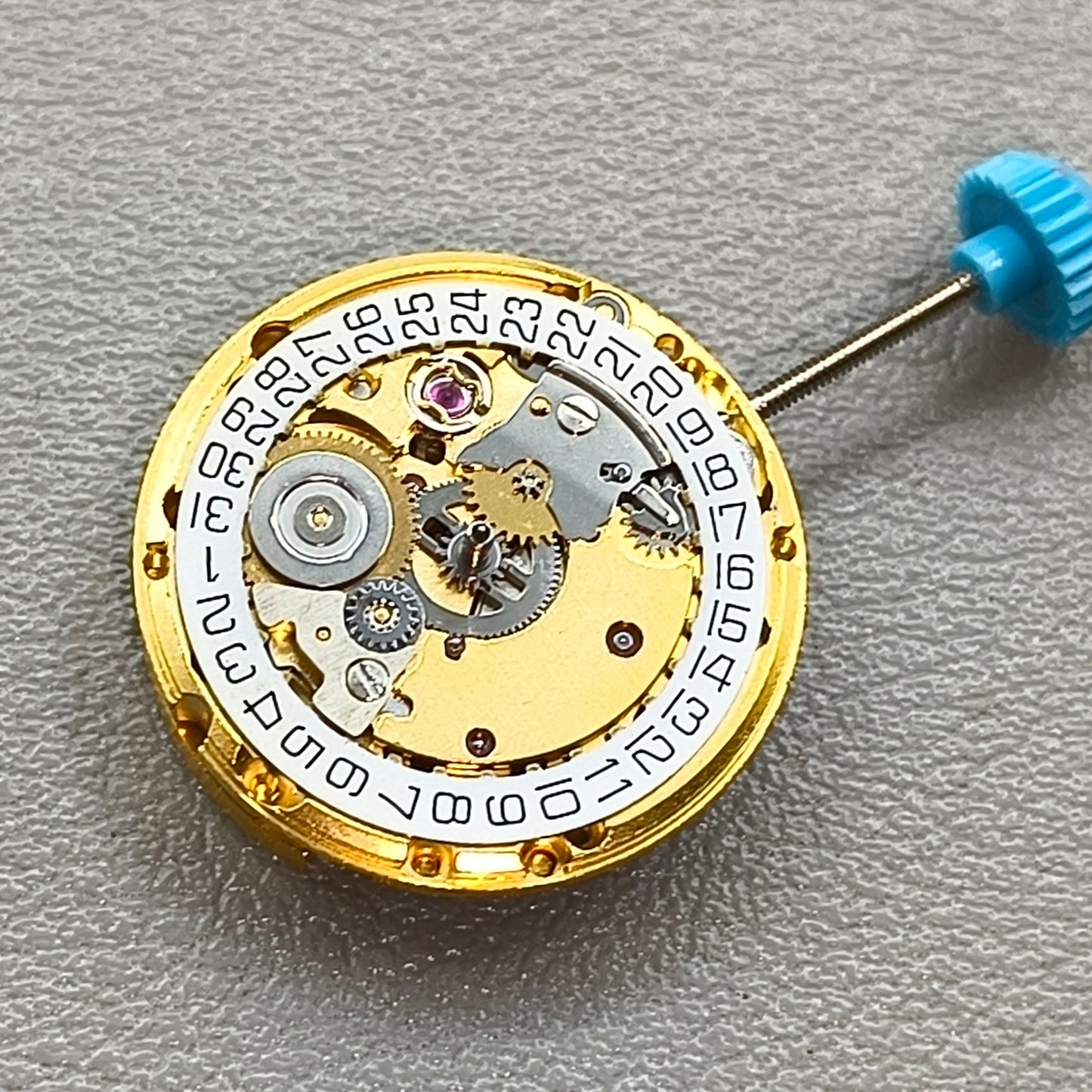 Golden Mechanical Movement Replacement ETA2671 Movement Date@3