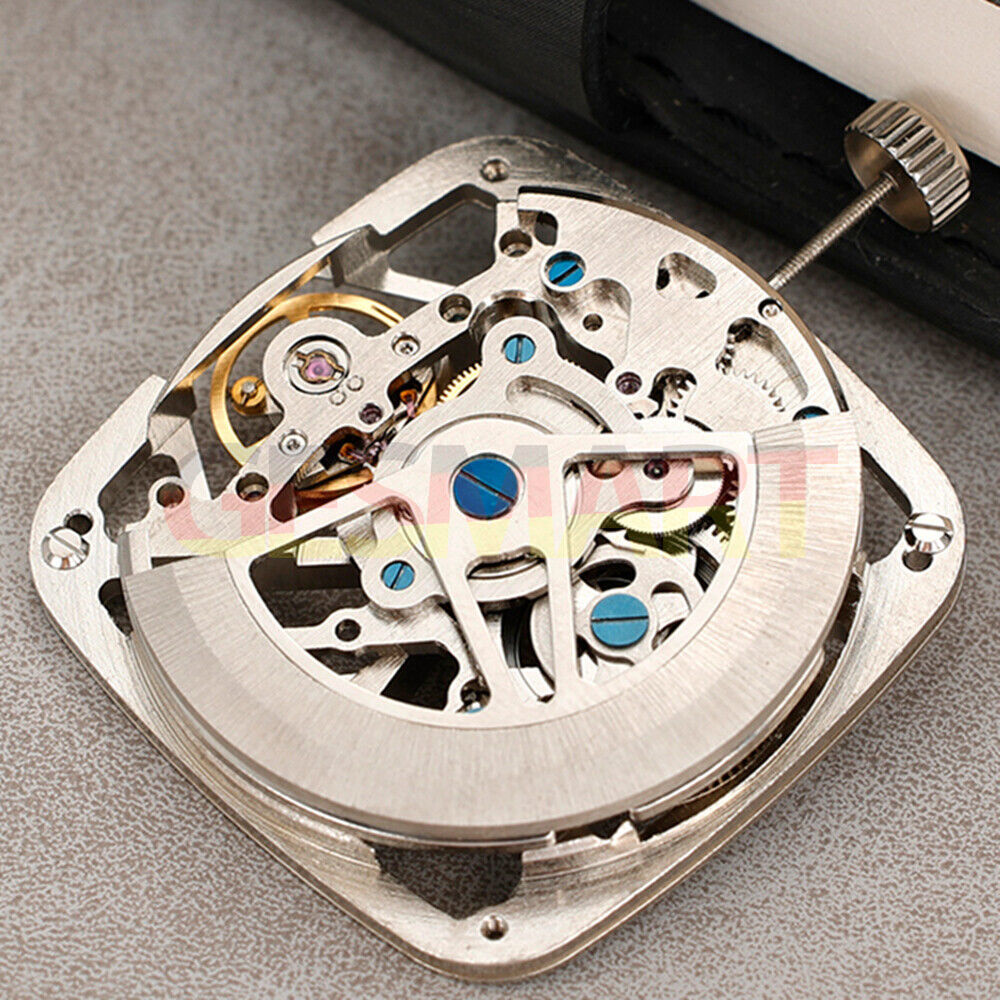 M2771B hollow square bare balance wheel by China Made for precise automatic watch movements.