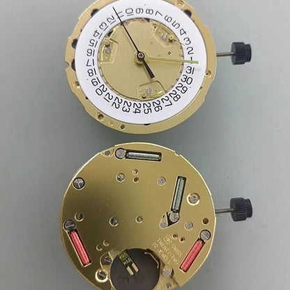Swiss ETA 251.272 quartz movement with date at 4 o'clock, 6-pin watch repair part