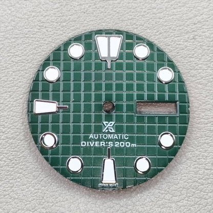 watch dial with S logo