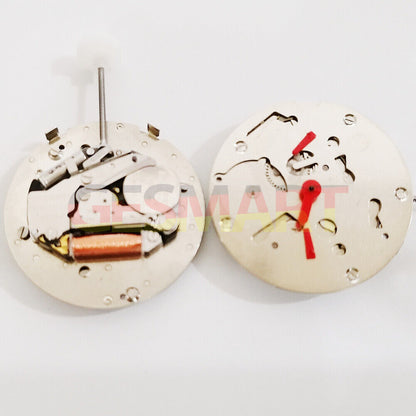Multifunctional watch movement with small second subdials at 6, 9, and 12 o'clock from Brand New China Made.