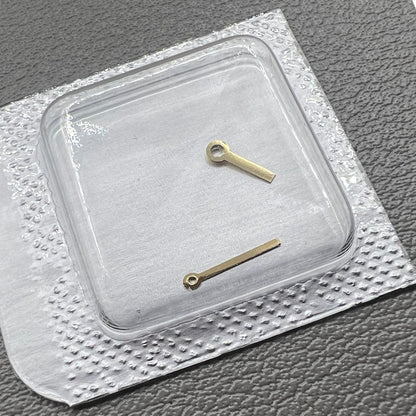 Goldene Uhrzeiger 4.4x6.5mm 2 Zeiger für ETA 976.001 Quarzwerk