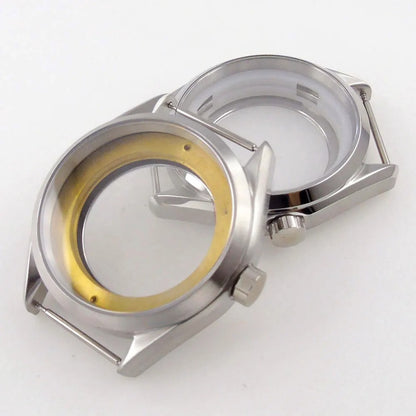 Polished Brushed 41mm 316L Watch Case Fit ETA 2836 Miyota 8215 NH35 NH36 C176