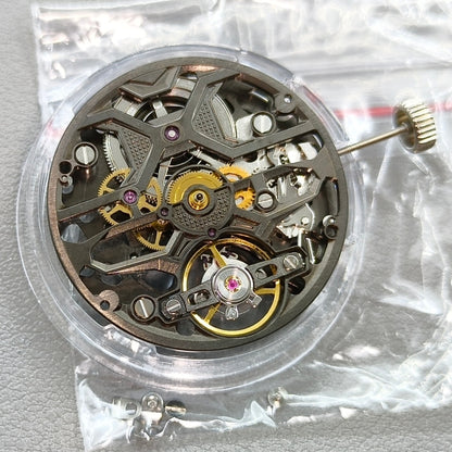 Hangzhou Black 1A05A Carved Hollow Automatic Mechanical Movement 3 Hands