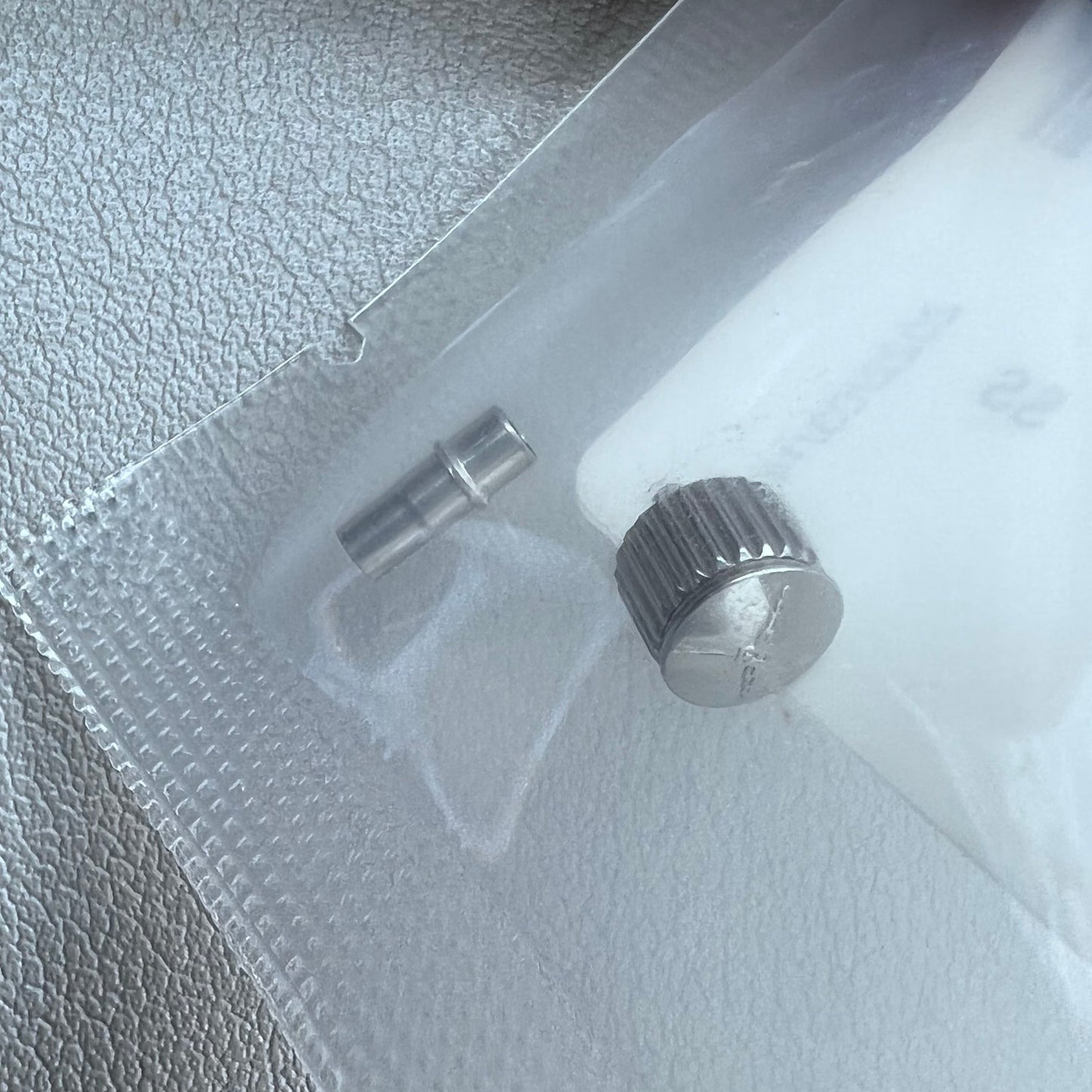 Replacement Silver Watch Crown Generic for Conquest L3.781 Watch Part