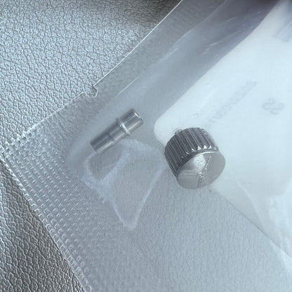 Replacement Silver Watch Crown Generic for Conquest L3.781 Watch Part