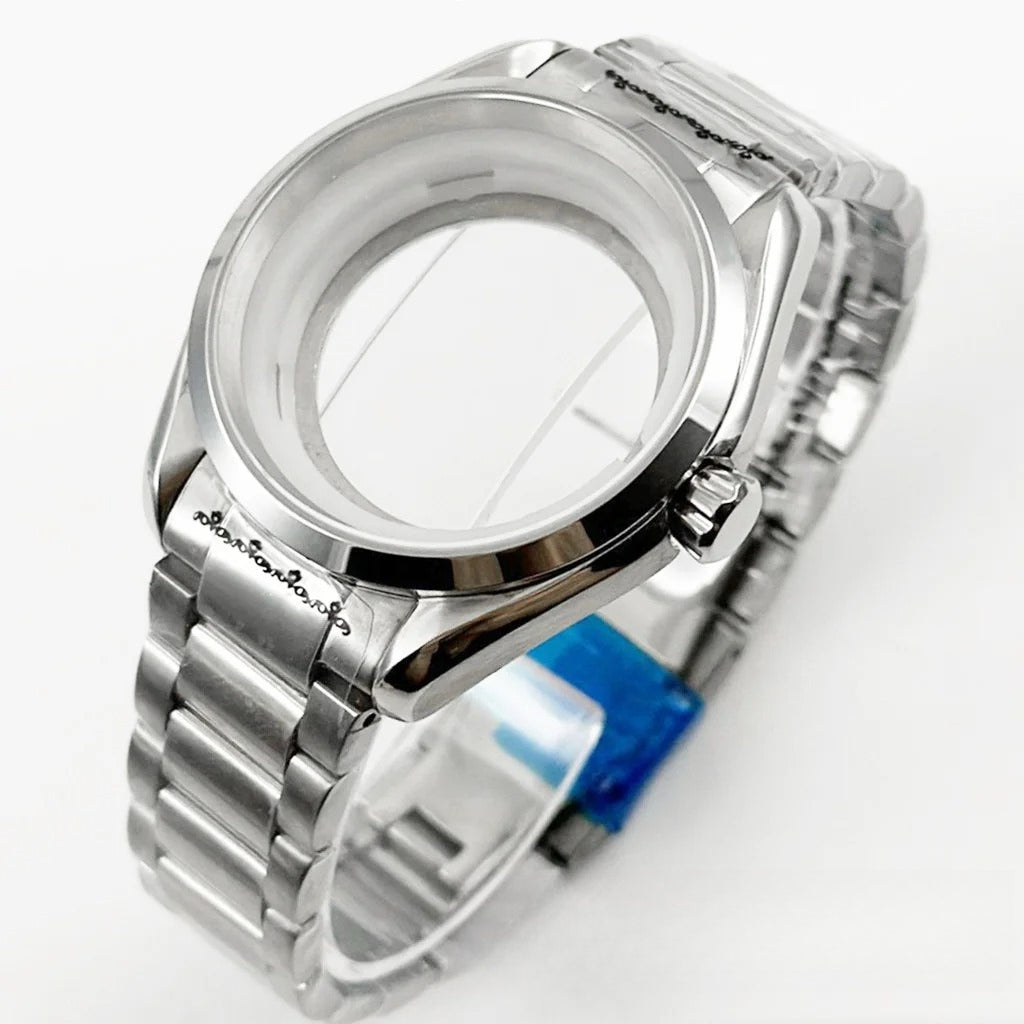 40MM Polish Bezel Watch Case Sapphire for NH34/35 NH36 NH37 NH38 NH39 NH70 NH72