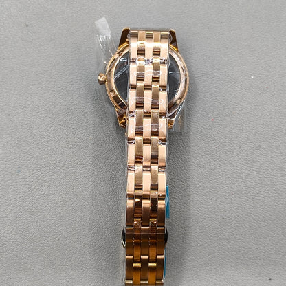 33mm Rose Gold Watch Case Strap for NH35 NH36 316L Steel Case Watchband