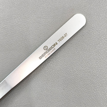 Swiss Bergeon 7026-27 Series Anti-Magnetic Tweezers Stainless Steel