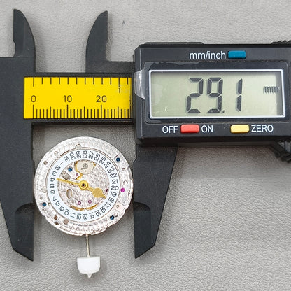 Shanghai 3285 Automatic Mechanical Movement 4 Hands GMT Greenwich Rotor Carved